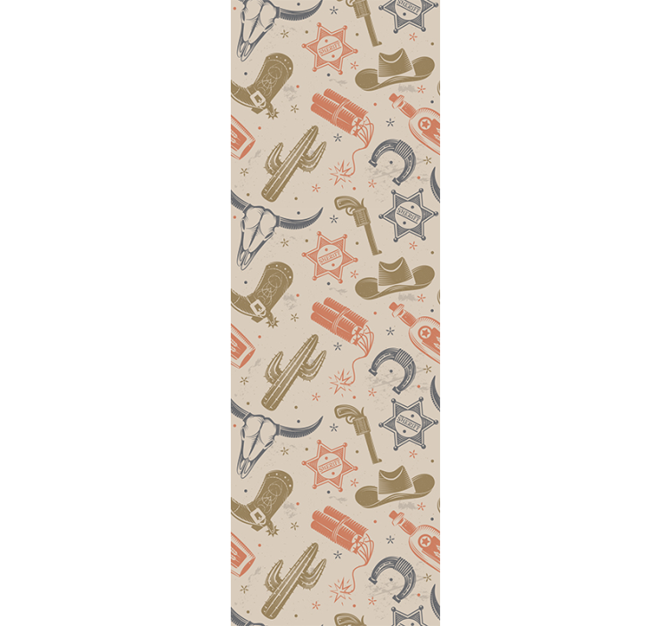 Kunst Tapete cowboy-motive - TenStickers
