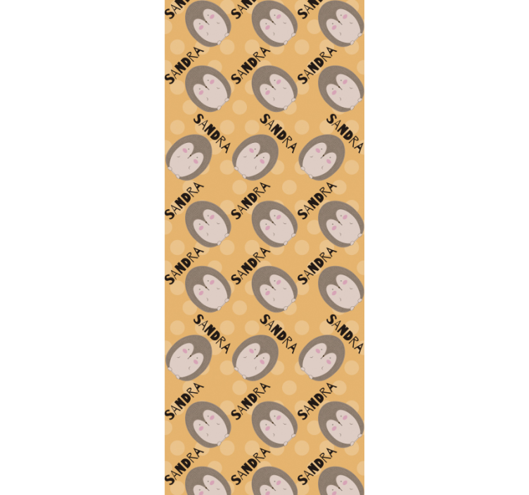 Tapete Baby benutzerdefiniertes igelmuster - TenStickers