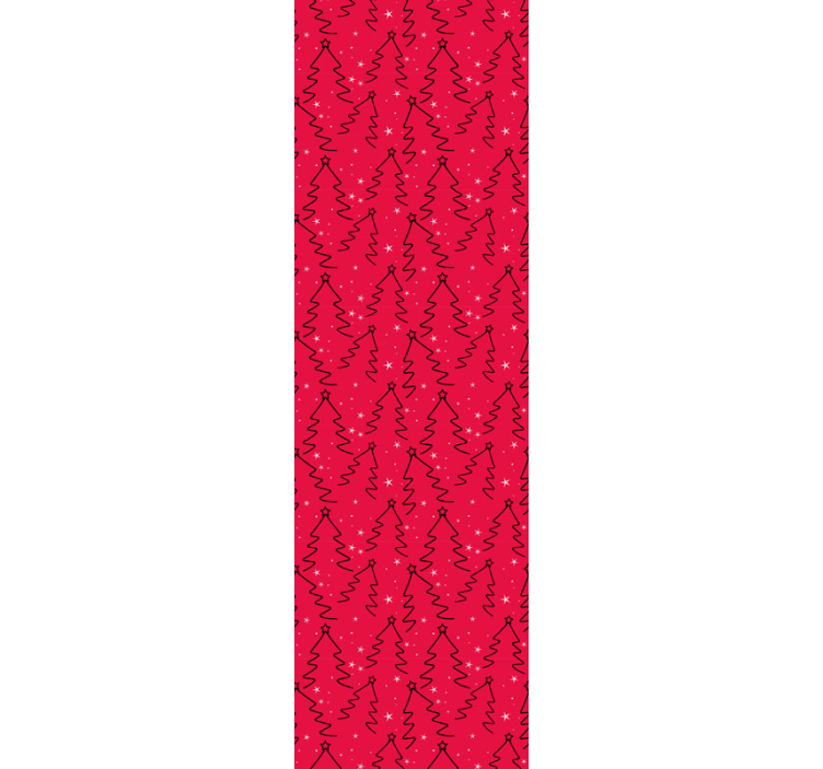 Weihnachtstapete dekorative weihnachtsbäume - TenStickers