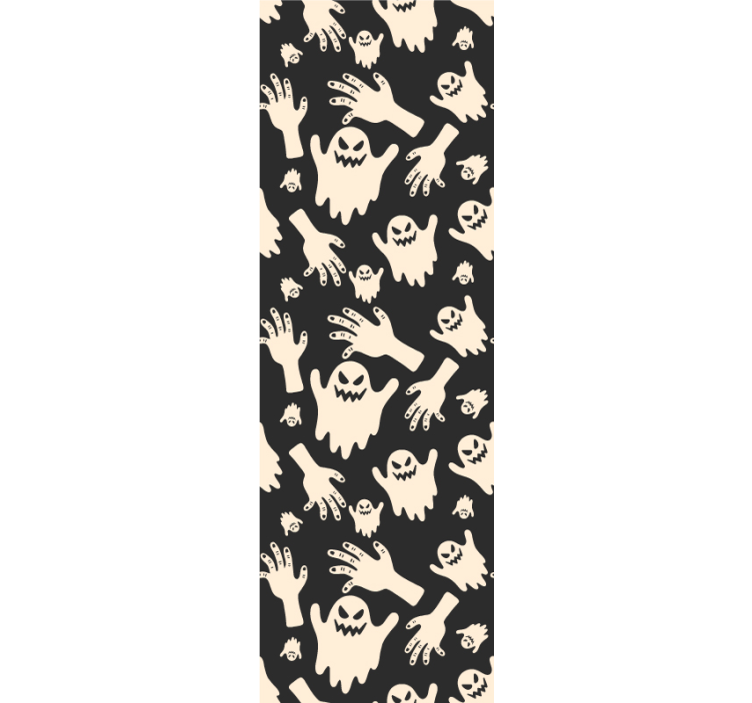 Halloween Tapete geisterhafte handmuster - TenStickers
