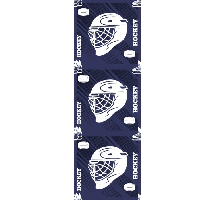 Tapete selbst gestalten hockey-enthusiasten - TenStickers