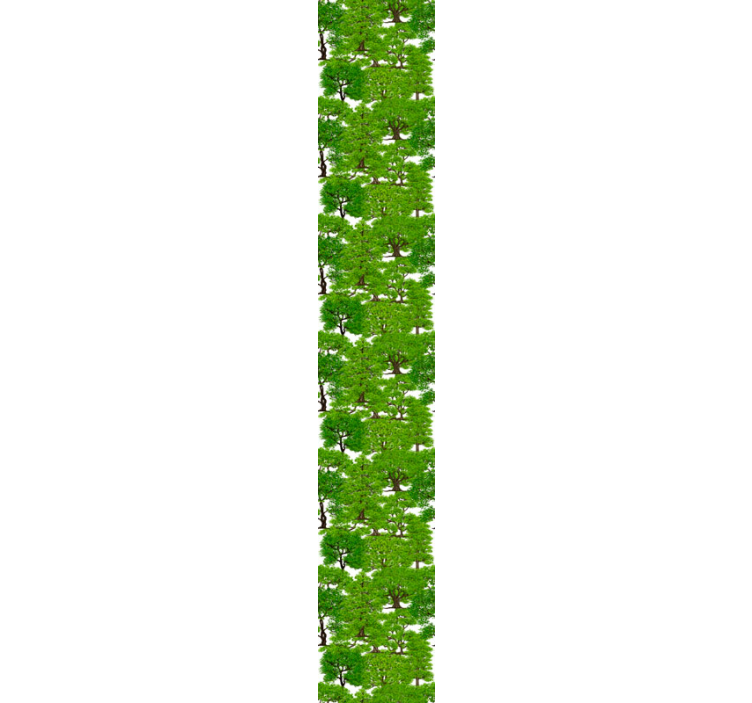 Tapete Baum realistisches waldmuster - TenStickers