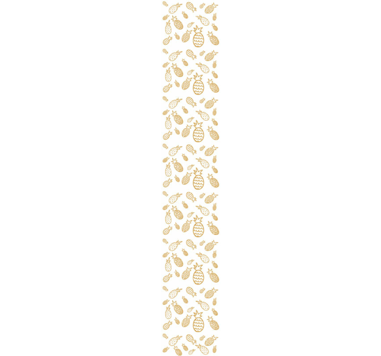 Tapete Küche tropisches ananas-design - TenStickers