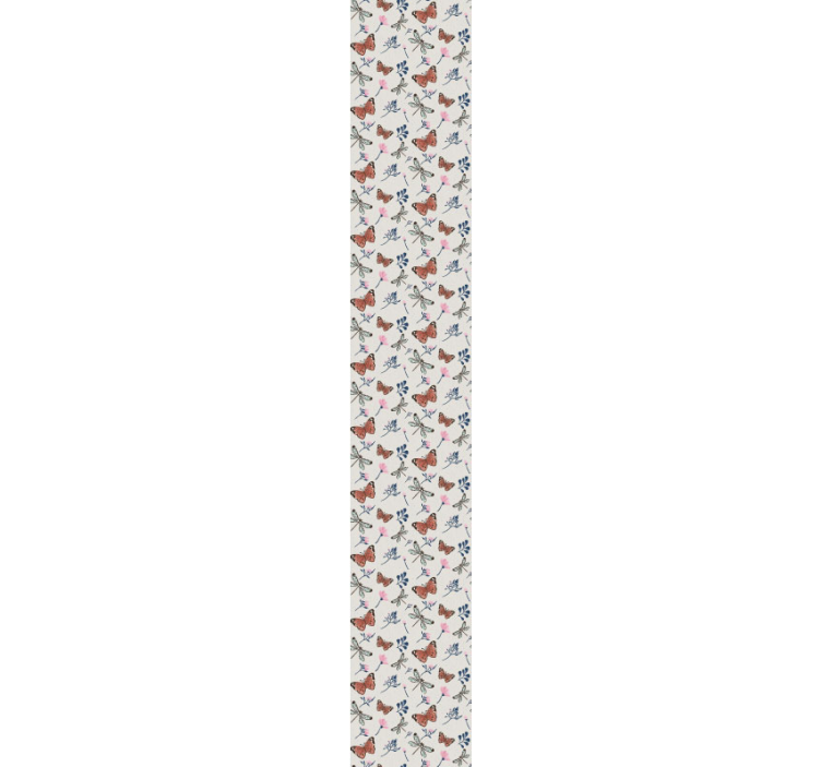 Tapete Schmetterling geflügeltes insektenmuster - TenStickers