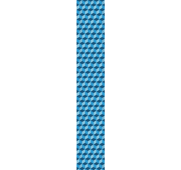 Tapete geometrisch 3d würfelmuster - TenStickers