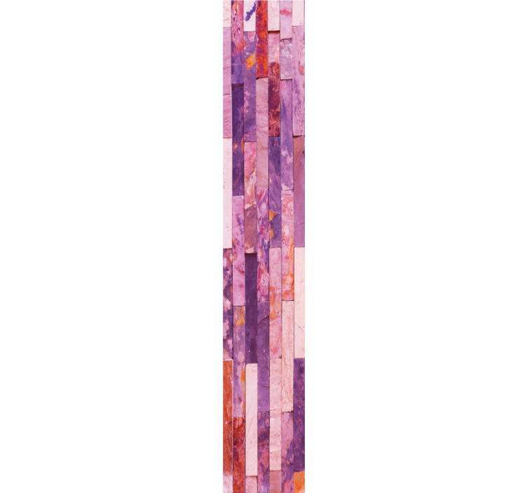 Marmor Tapete rosa elegante paneele - TenStickers