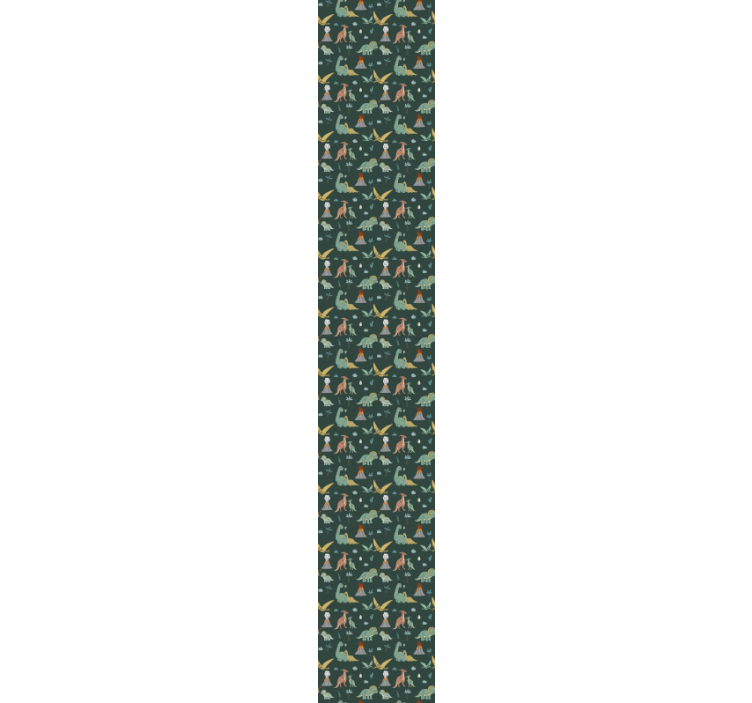 Dino Tapete dinosaurier-muster-freude - TenStickers