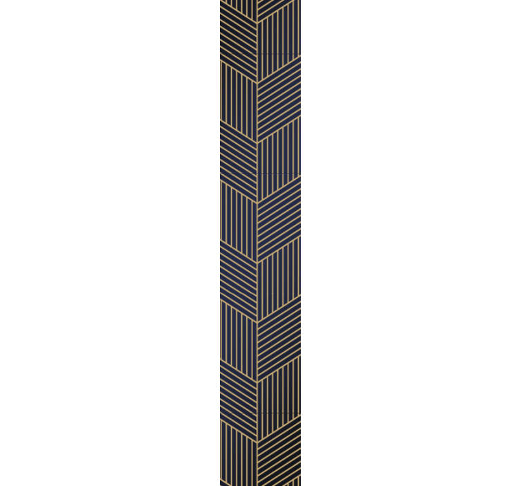 Tapete geometrisch eckiges geometrisches muster - TenStickers