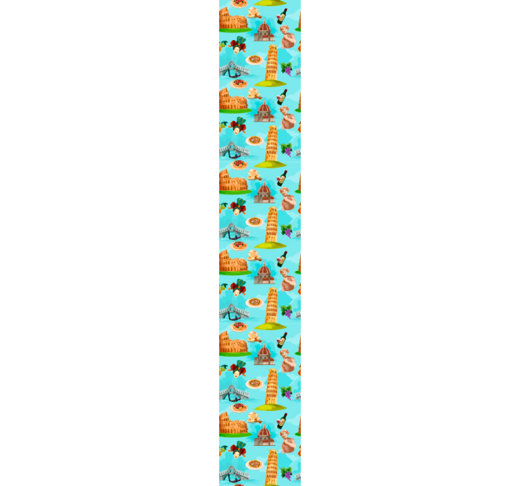 Tapete Stadt collage italienischer sehenswürdigkeiten - TenStickers