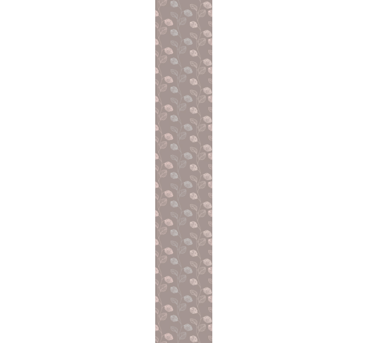 Blumentapete florales umrissdesign - TenStickers