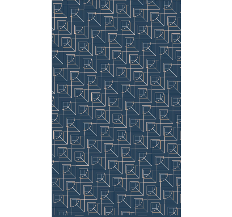 Tapete geometrische Muster design mit geometrischen formen - TenStickers