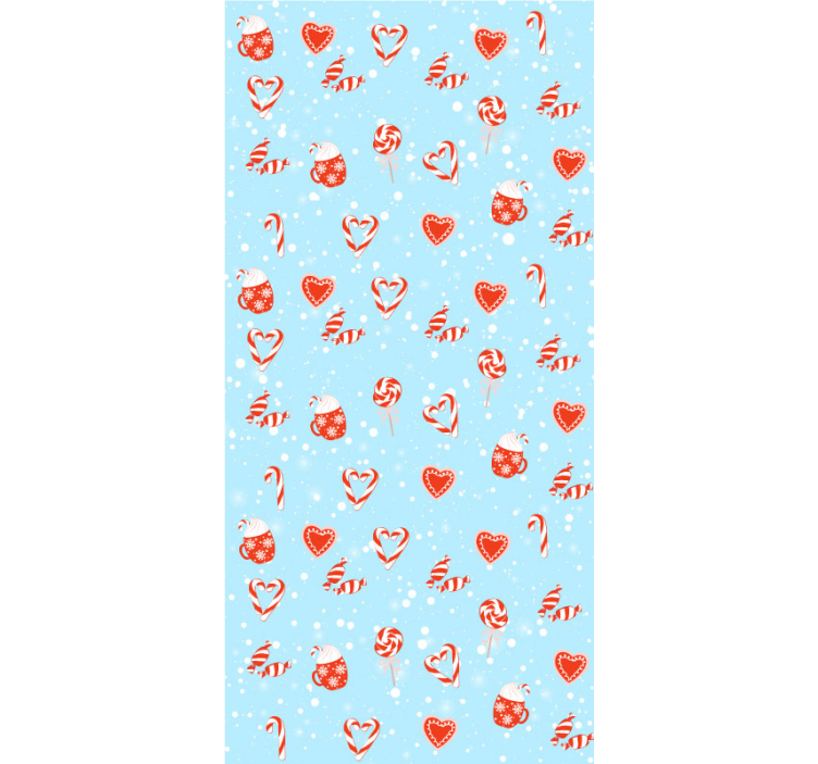 Weihnachtstapete festliche süße leckereien - TenStickers