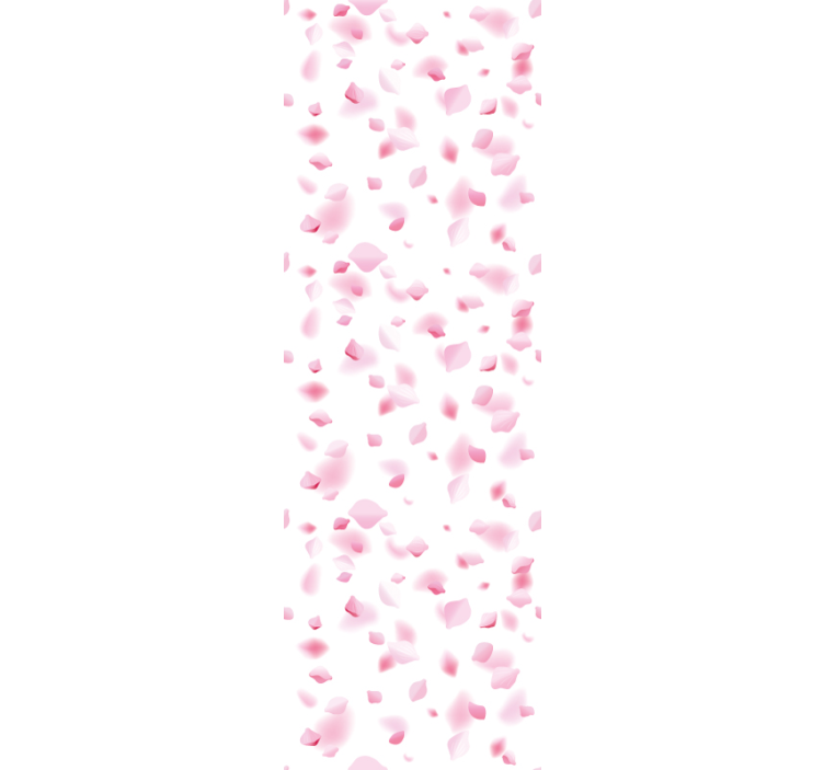 Blumentapete blütenblatt-motiv - TenStickers