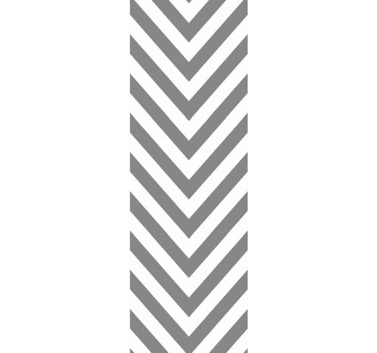 Tapete geometrische Muster chevron-streifenmuster - TenStickers