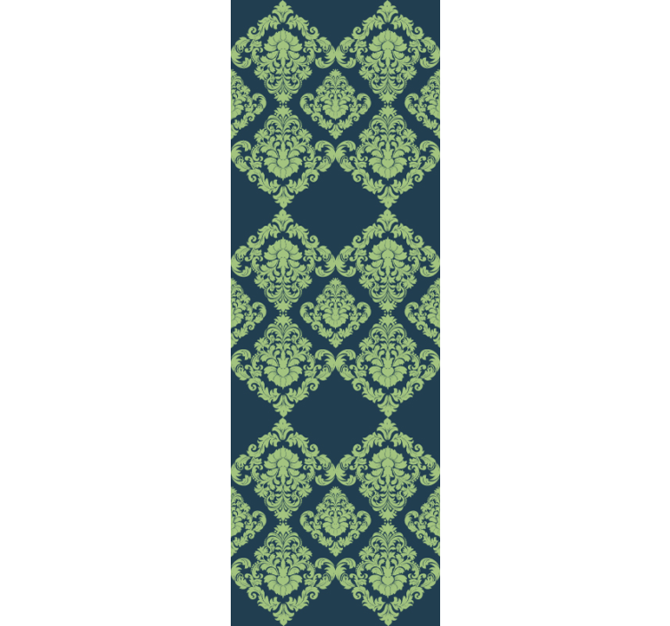 Tapete barock im ornamentalen damastdesign - TenStickers