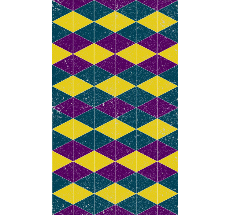 Tapete geometrisch im geometrischen musterdesign - TenStickers