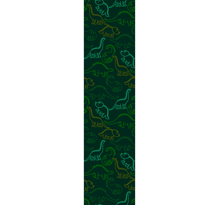 Dino Tapete dinosaurier-kritzeleien - TenStickers