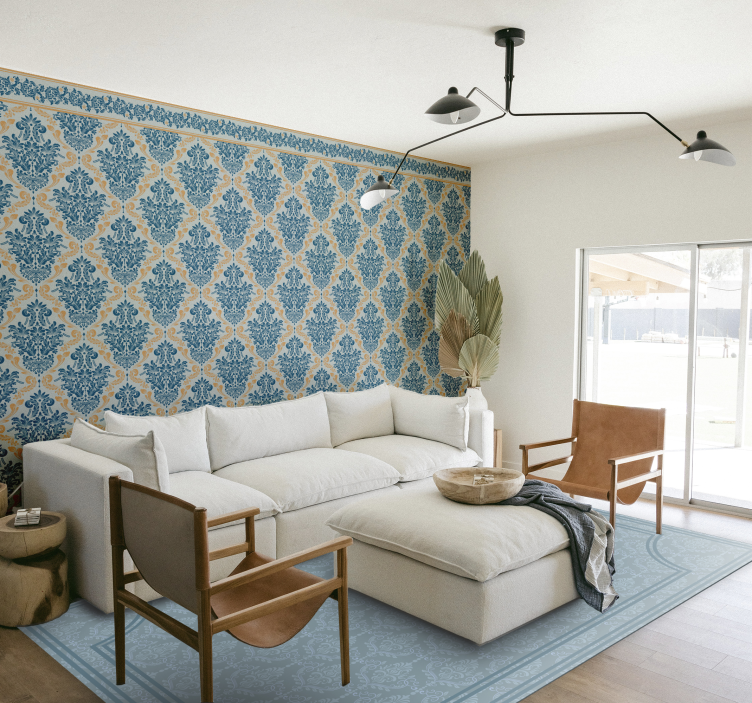 Tapete Barock elegantes schnörkeldesign - TenStickers