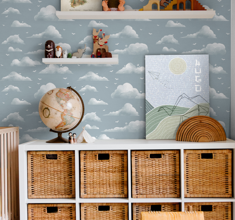 Tapete Natur wolkige himmel - TenStickers