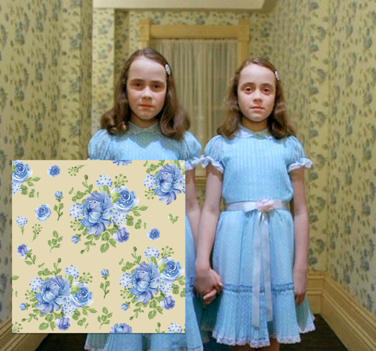 Tapete Flur erleuchteter Flur - TenStickers