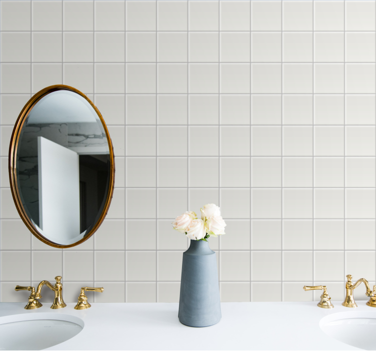 Fliesen Tapeten Weiße fliesen - TenStickers