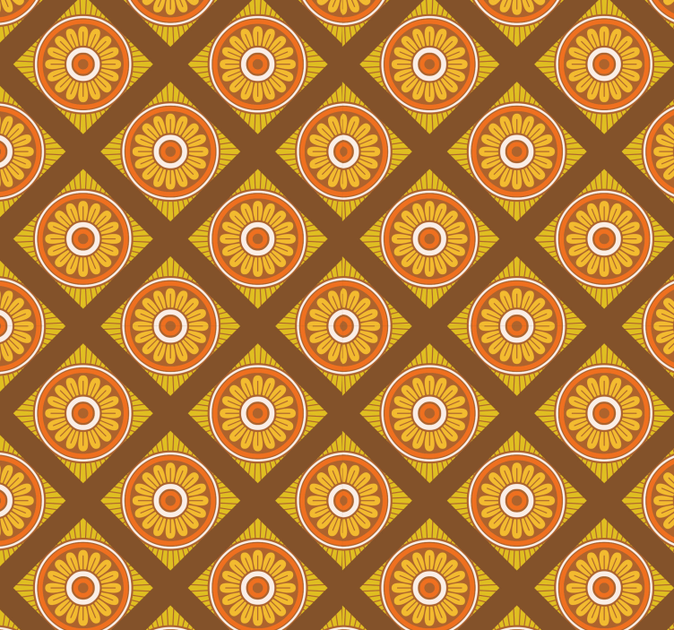 Jahrgang Tapete 70er Jahre Dods vertikale Streifen - TenStickers