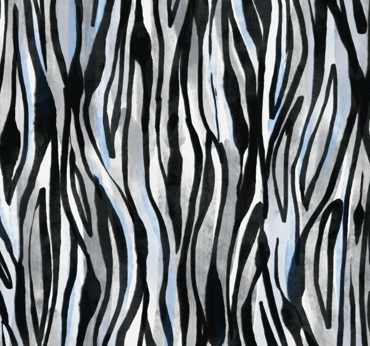 Zebra Tapete leinwand mit zebrastreifen - TenStickers