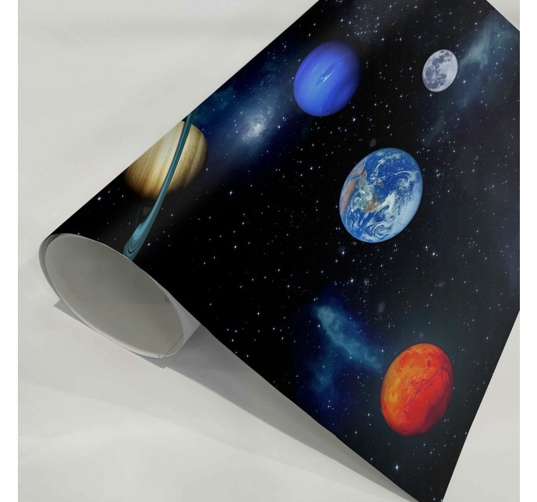 Tapete Sternenhimmel Kosmos Weltraum Planeten - TenStickers