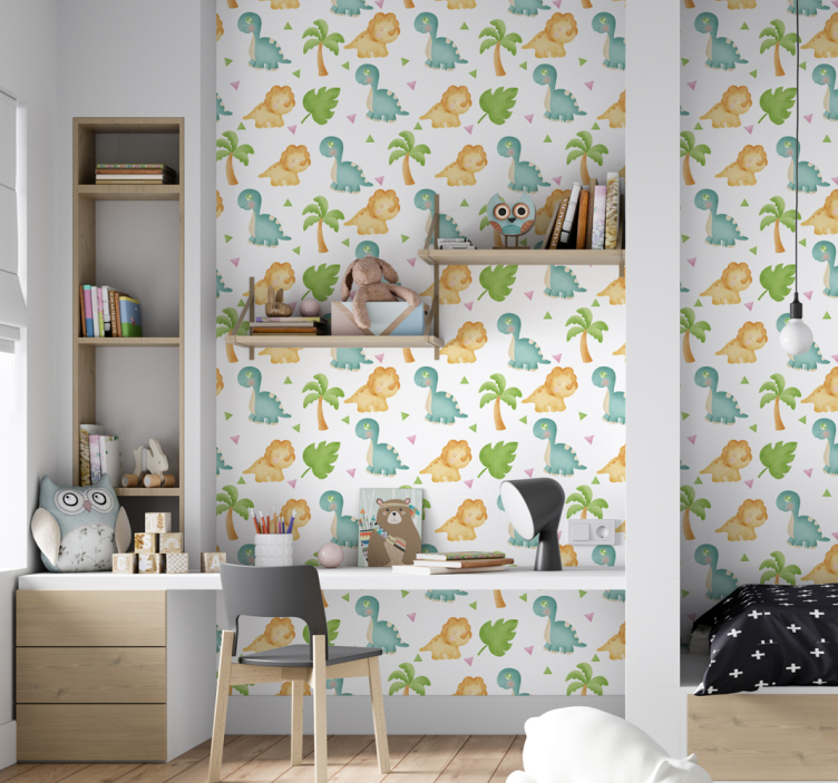 Dino Tapete dinosaurier-spielzeit - TenStickers