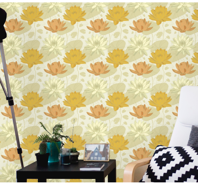 Tapete Jugendzimmer Blumenarrangement-Muster - TenStickers