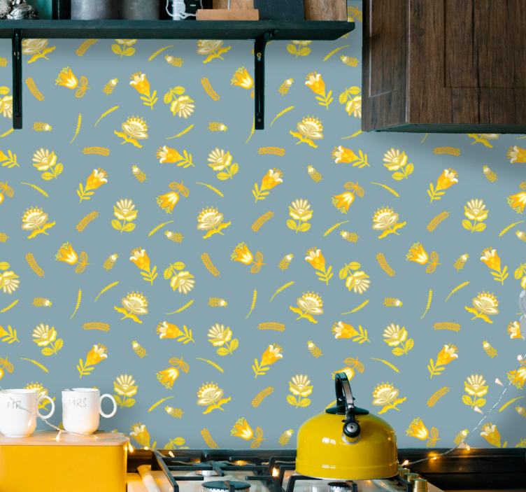 Tapete Natur Blumengenuss - TenStickers