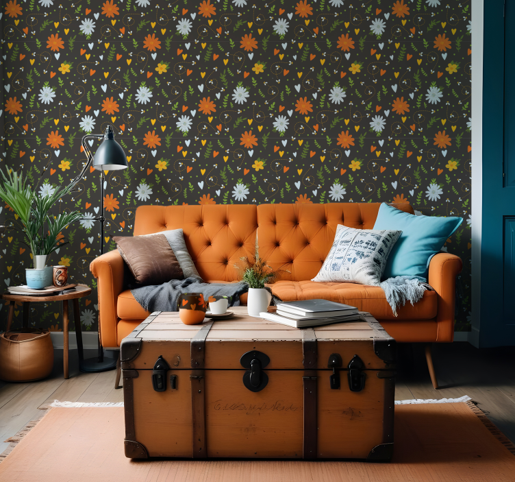 Tapete Natur florales Motiv - TenStickers