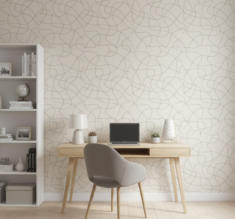 Büro tapete trendy lichtdurchlässig - TenStickers