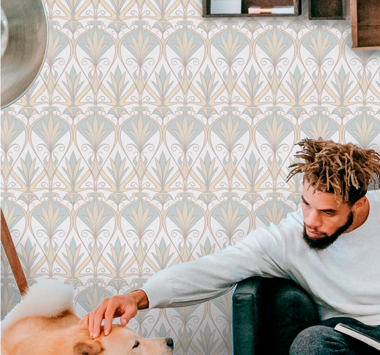 Fliesen Tapete art-deco-wiederbelebung - TenStickers