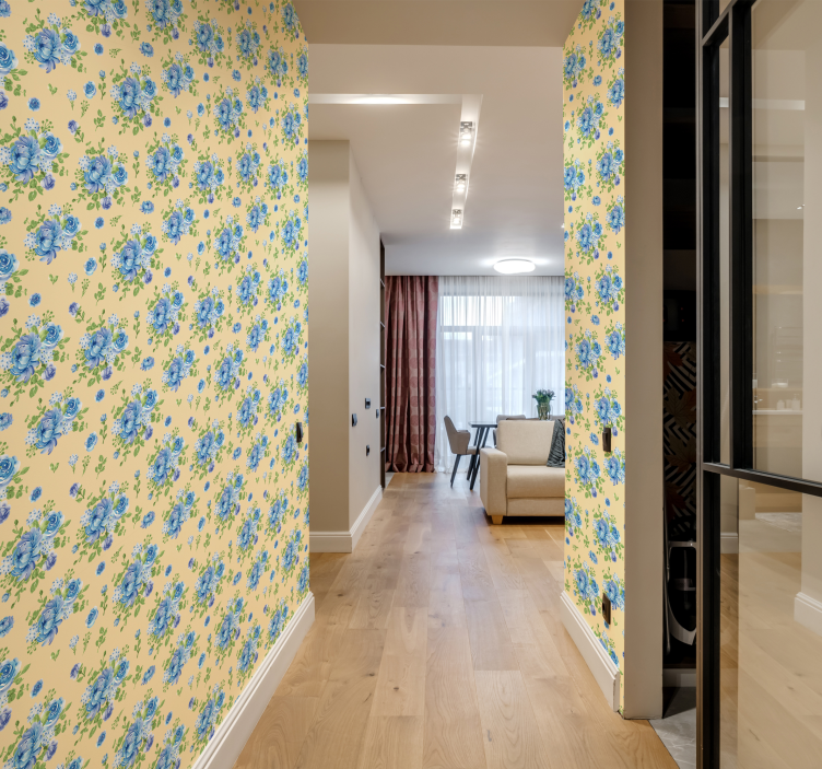 Tapete Flur erleuchteter Flur - TenStickers