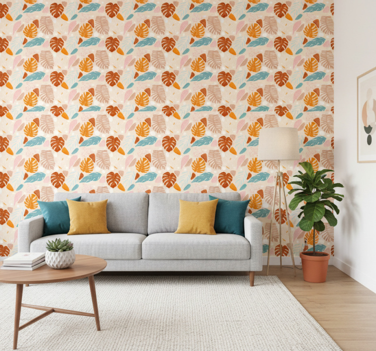 Fototapete wald bunte blätter - TenStickers