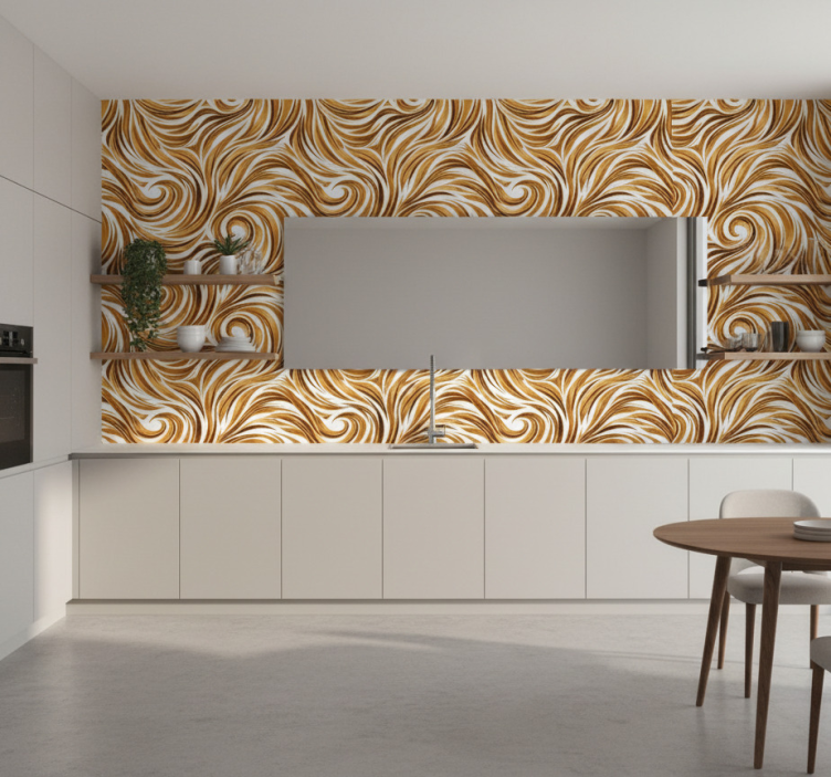 Jahrgang tapete goldene optik (b0ct93y21m) - TenStickers