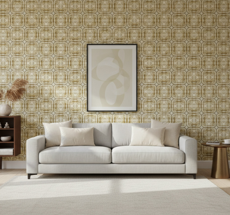 Jahrgang tapete im vintage-muster - TenStickers