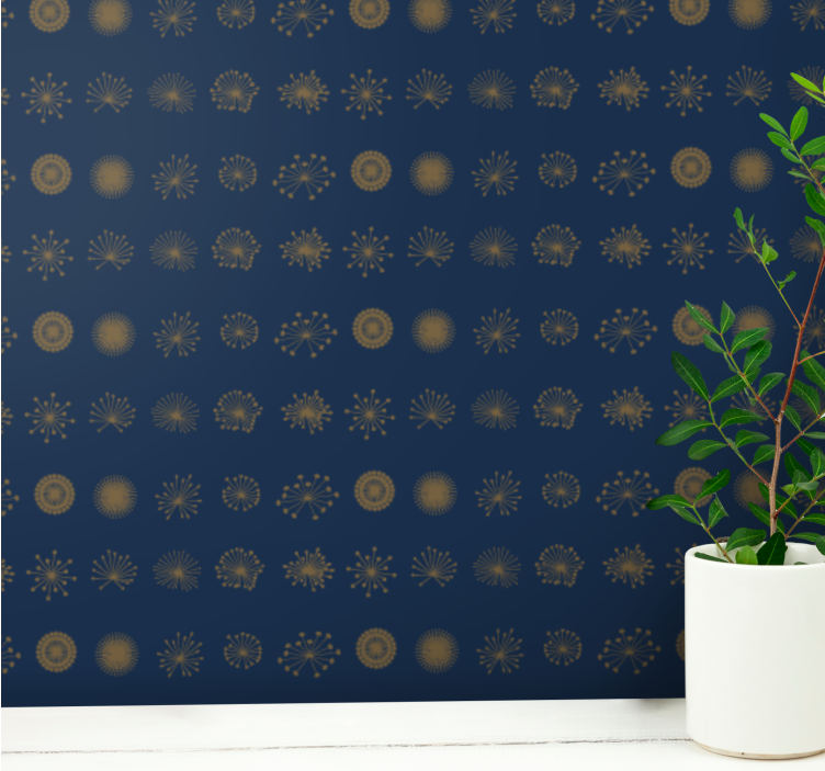 Kunst Tapete himmlisches explosionsmuster - TenStickers