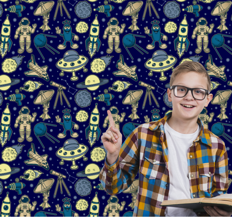 Kunst Tapete thema weltraumforschung - TenStickers