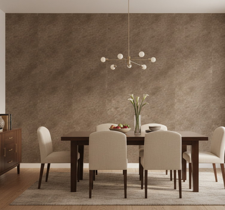 Marmor tapete in elegantem braun effekt - TenStickers