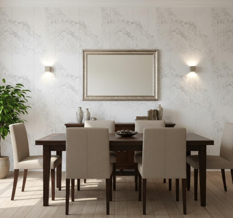 Marmor tapete in sanfter grauer textur - TenStickers