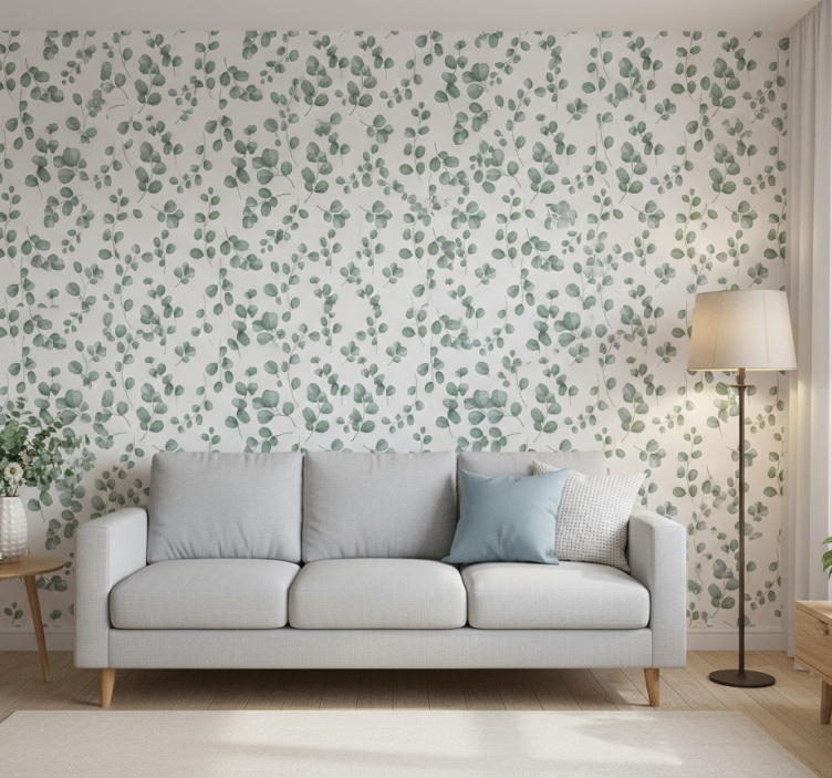 Muster tapete elegantes nahtloses aquarellblumenmuster - TenStickers