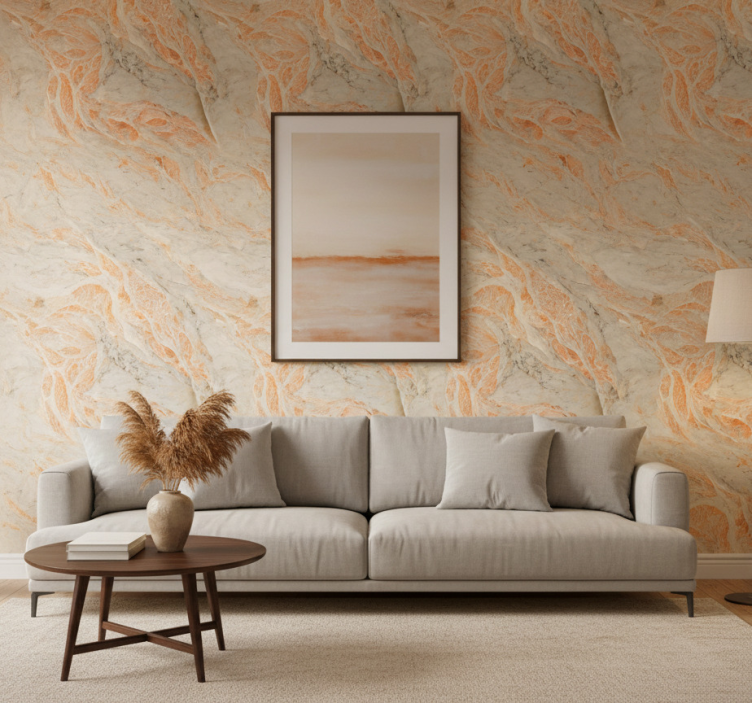 Ornament tapete ibiza marmor - TenStickers