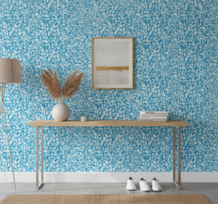 Steintapete chill azur-mosaik - TenStickers