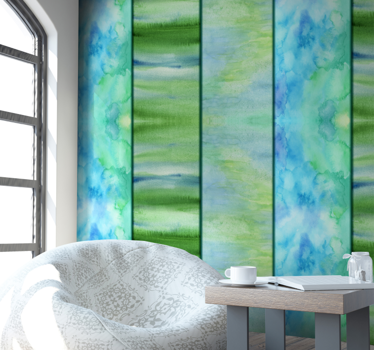 Tapete Abstrakt abstraktes aquarell - TenStickers