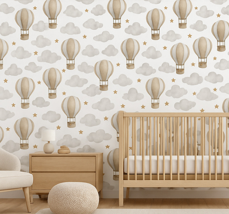Tapete baby sternenballons erde - TenStickers