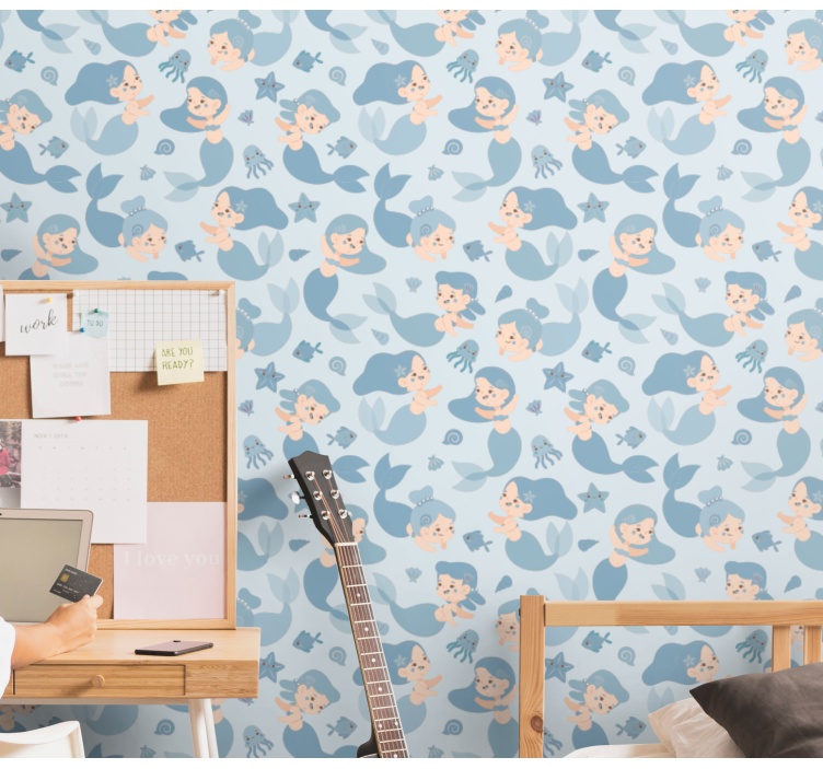 Tapete Kinderzimmer unterwasser-fantasie - TenStickers