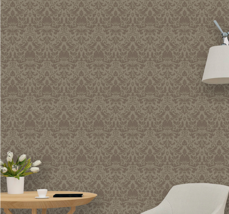 Tapete Barock elegante florale details - TenStickers