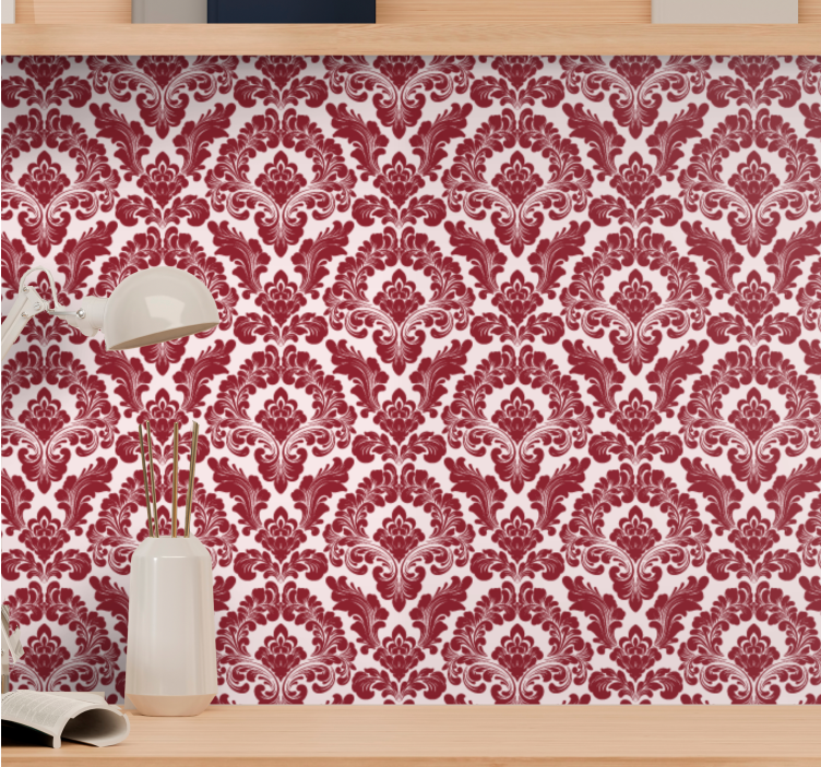 Tapete Barock elegante florale elemente - TenStickers